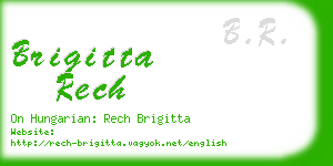 brigitta rech business card